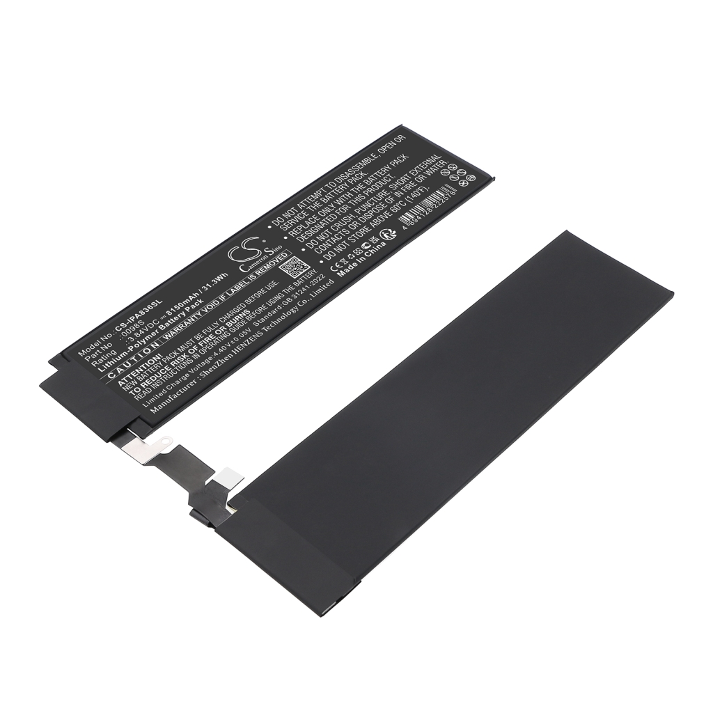 Batterier för surfplattor Apple CS-IPA836SL