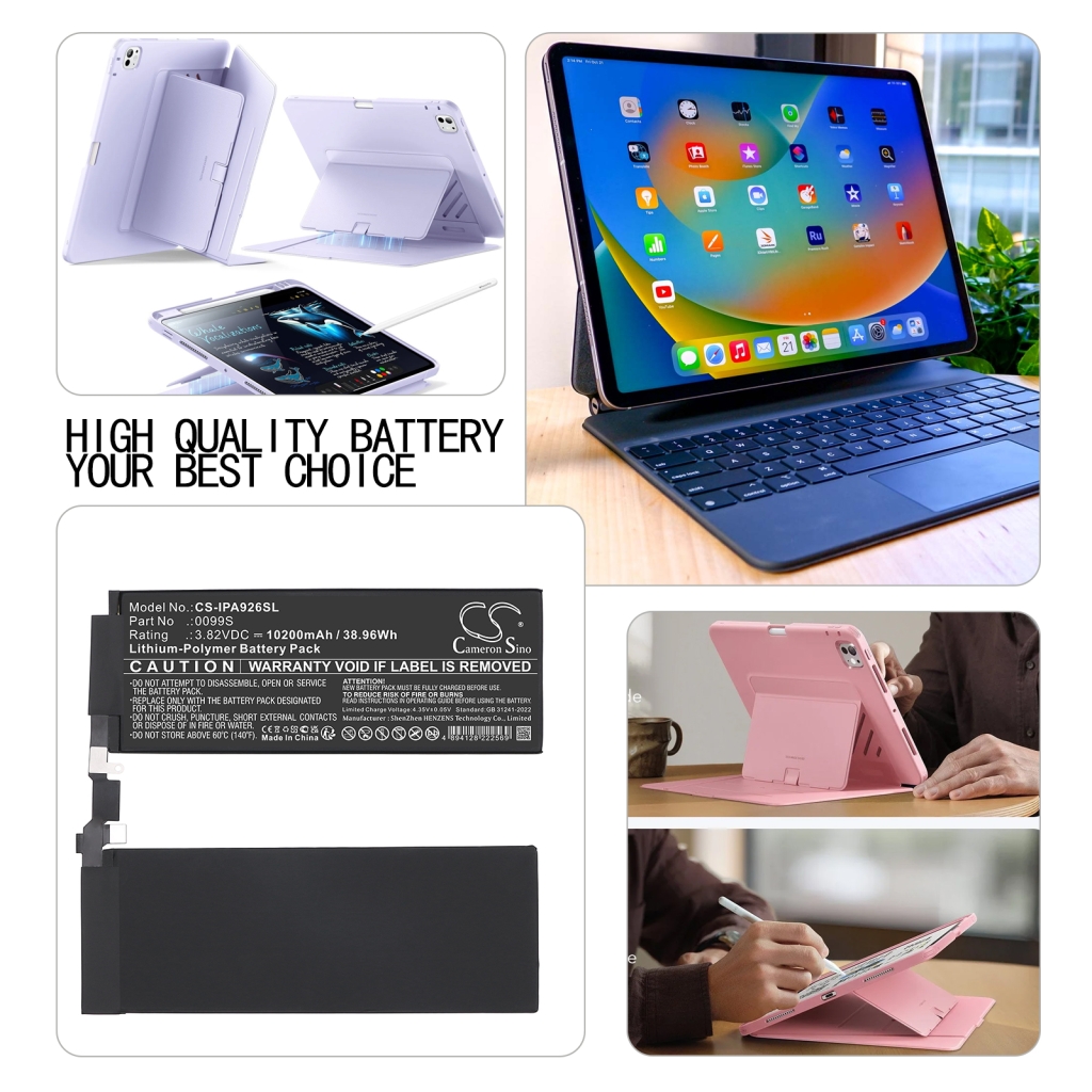 Batterier för surfplattor Apple CS-IPA926SL