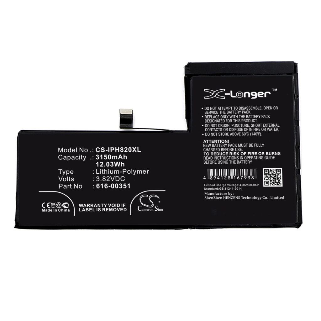 Batterier till mobiltelefoner Apple iPhone X