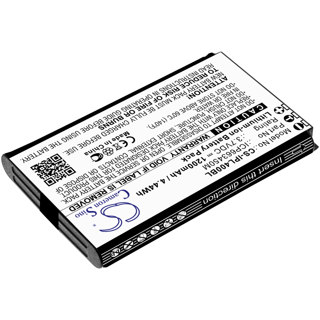 Batterier för skanner Infinite peripherals CS-IPL400BL