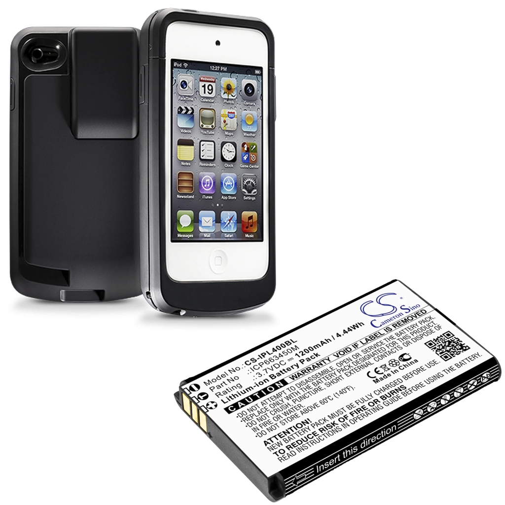 Batterier för skanner Infinite peripherals CS-IPL400BL
