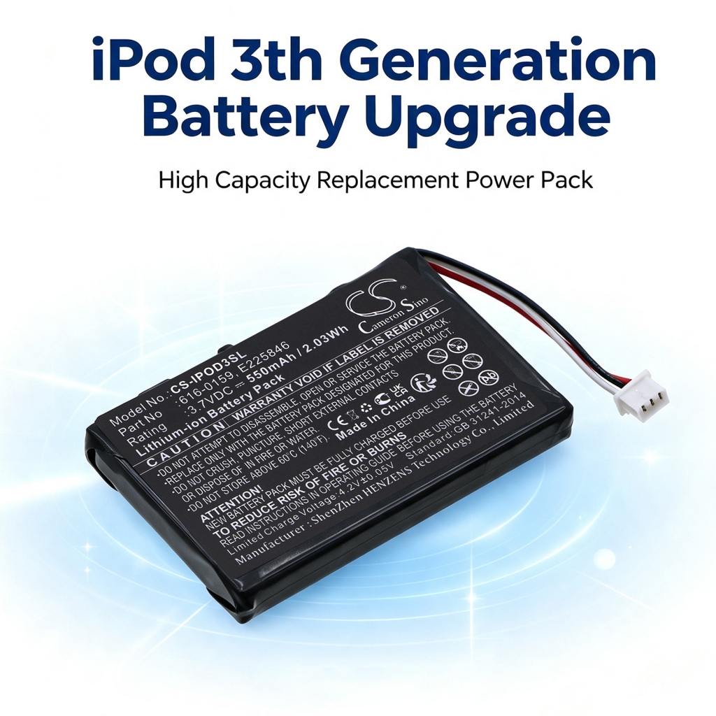 Batteri kompatibel med Apple CS-IPOD3SL