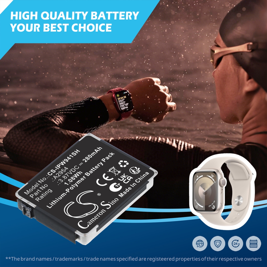Smartwatch Battery Apple CS-IPW941SH