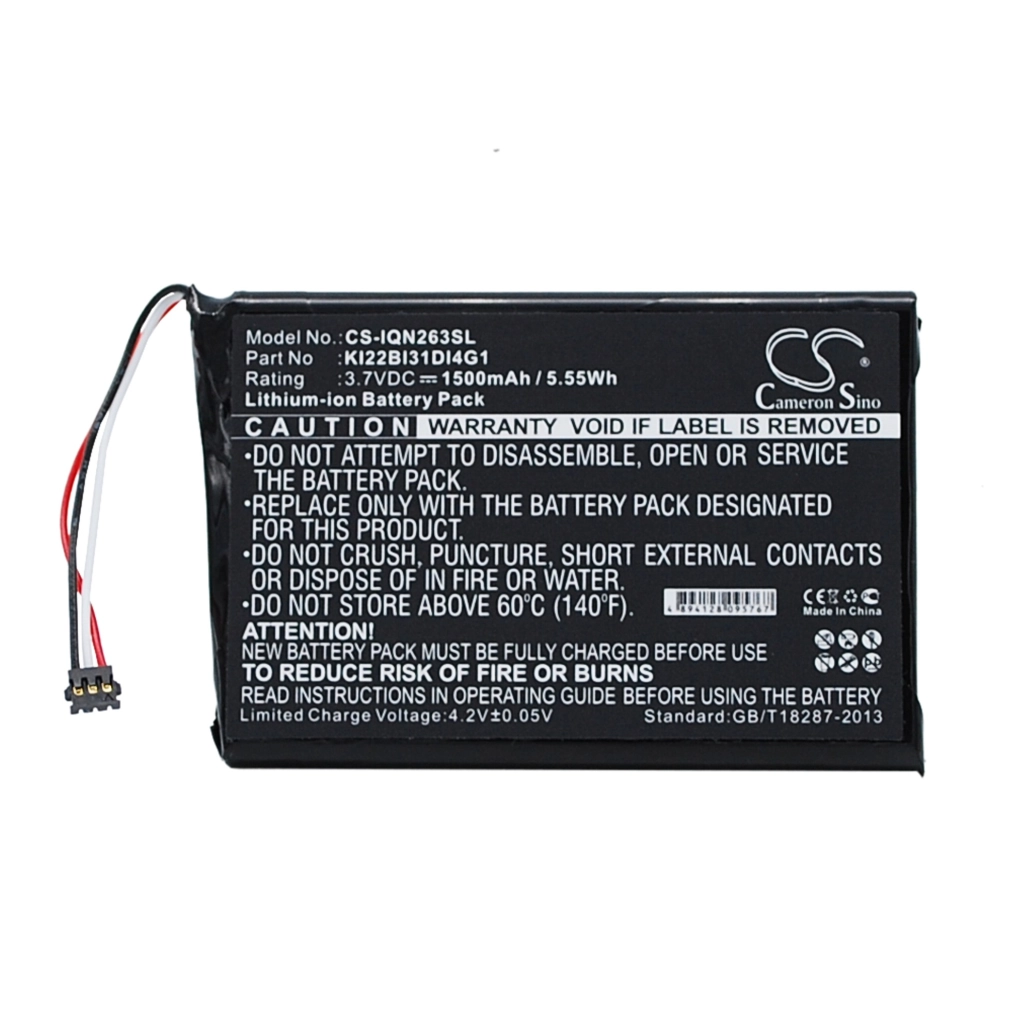 Batterier för navigering (GPS) Garmin Nuvi 2689LMT