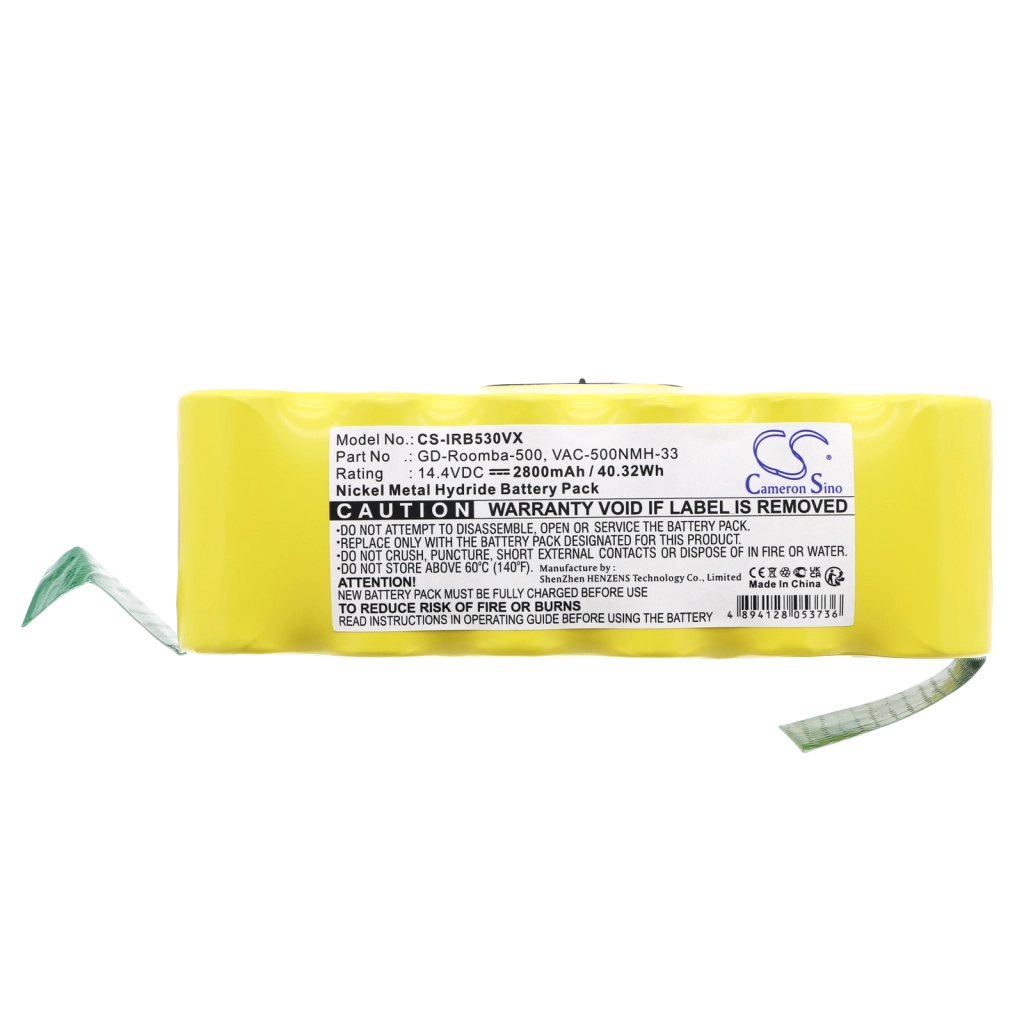 iRobot Klarstein Robotic Batterier till dammsugare Vileda CS-IRB530VX