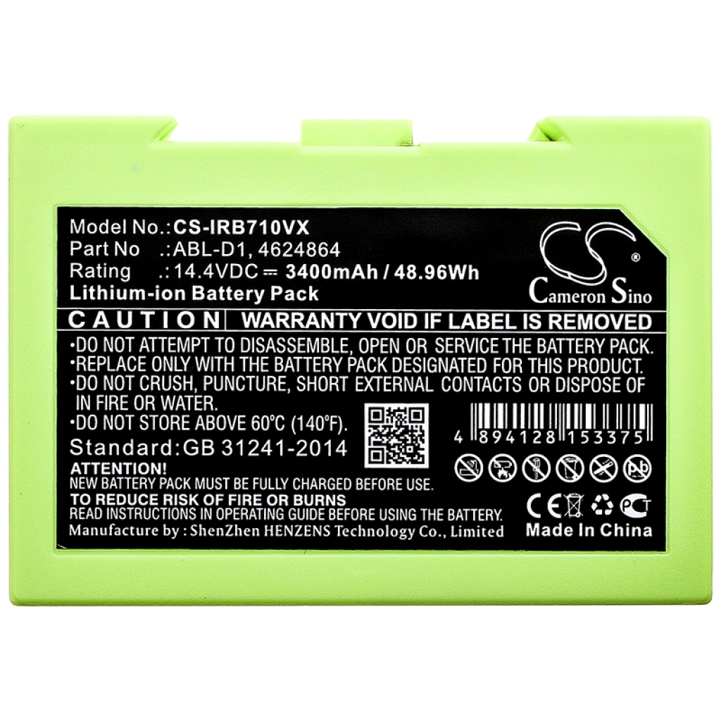 iRobot Batterier till dammsugare CS-IRB710VX