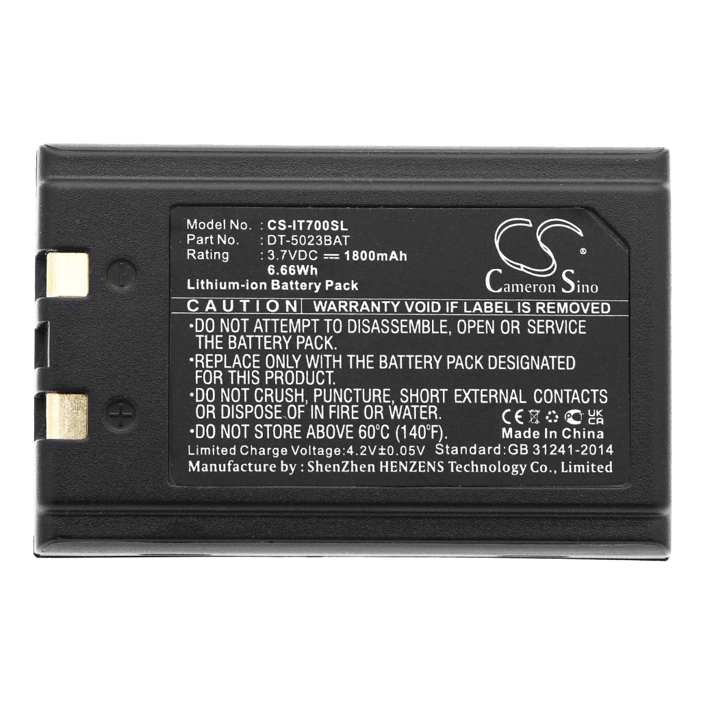 Batterier för skanner Symbol PPT2733