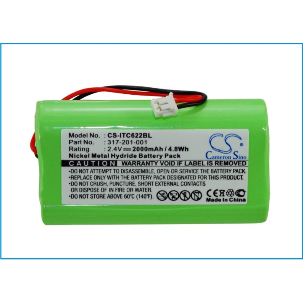 Batterier för skanner Intermec CS-ITC622BL