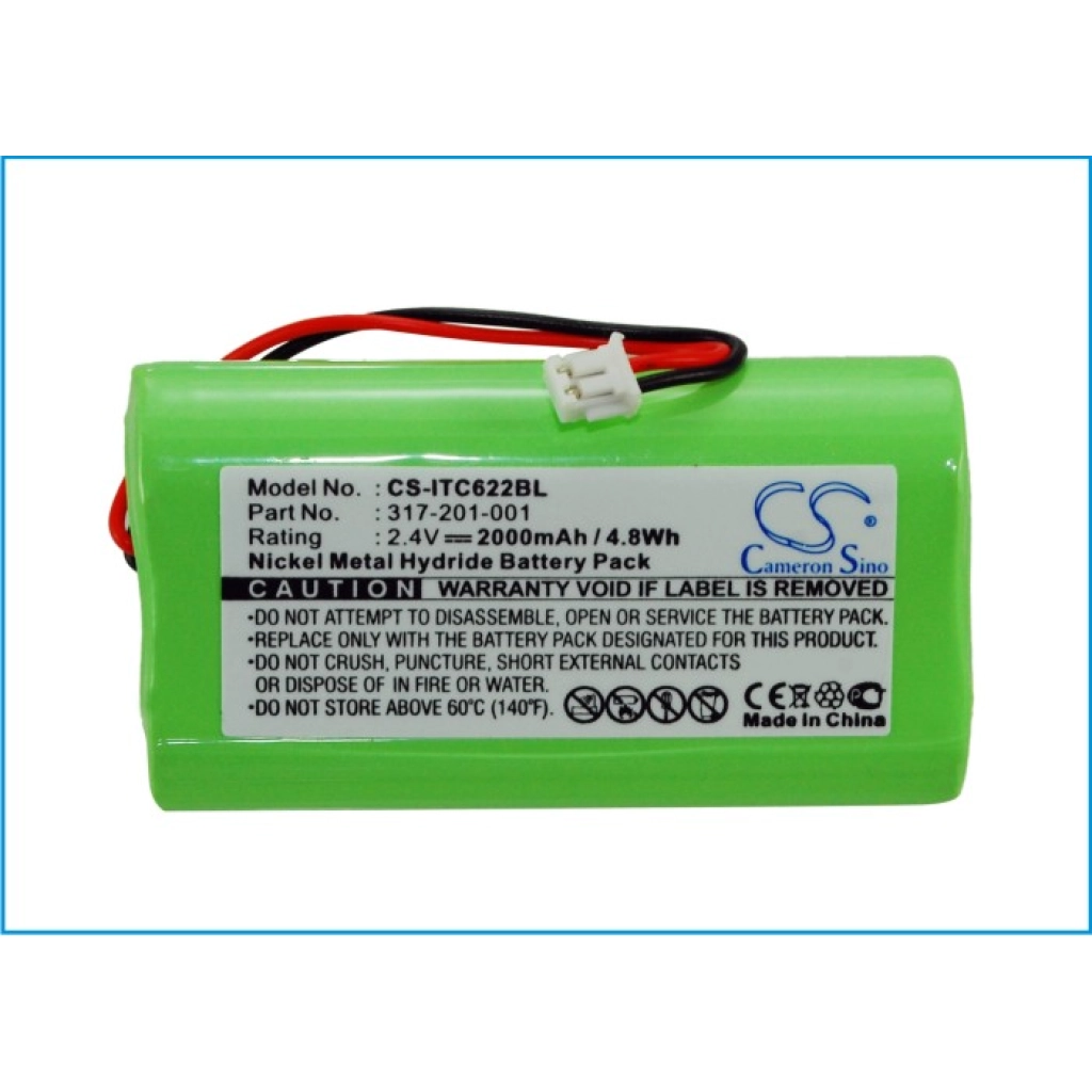 Batterier för skanner Intermec CS-ITC622BL