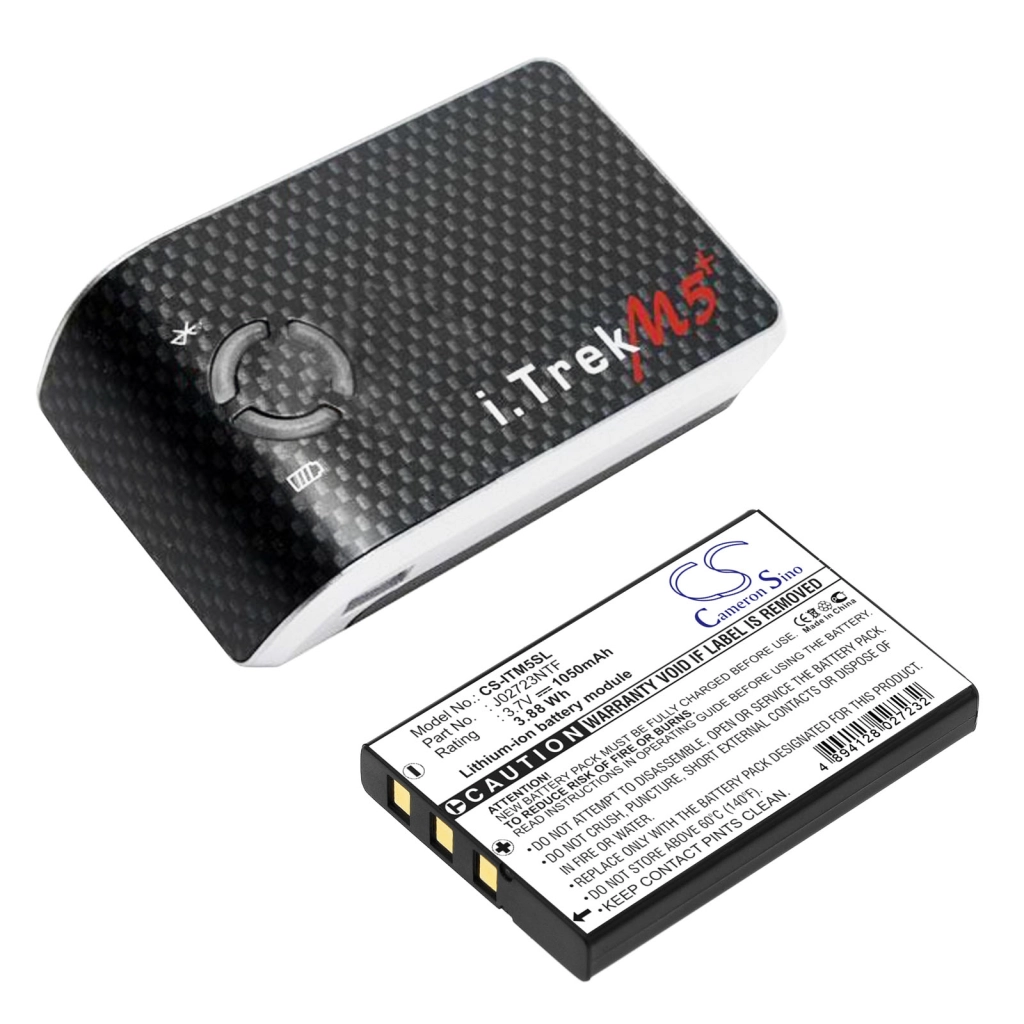 Batterier för navigering (GPS) i.Trek M5 BT GPS