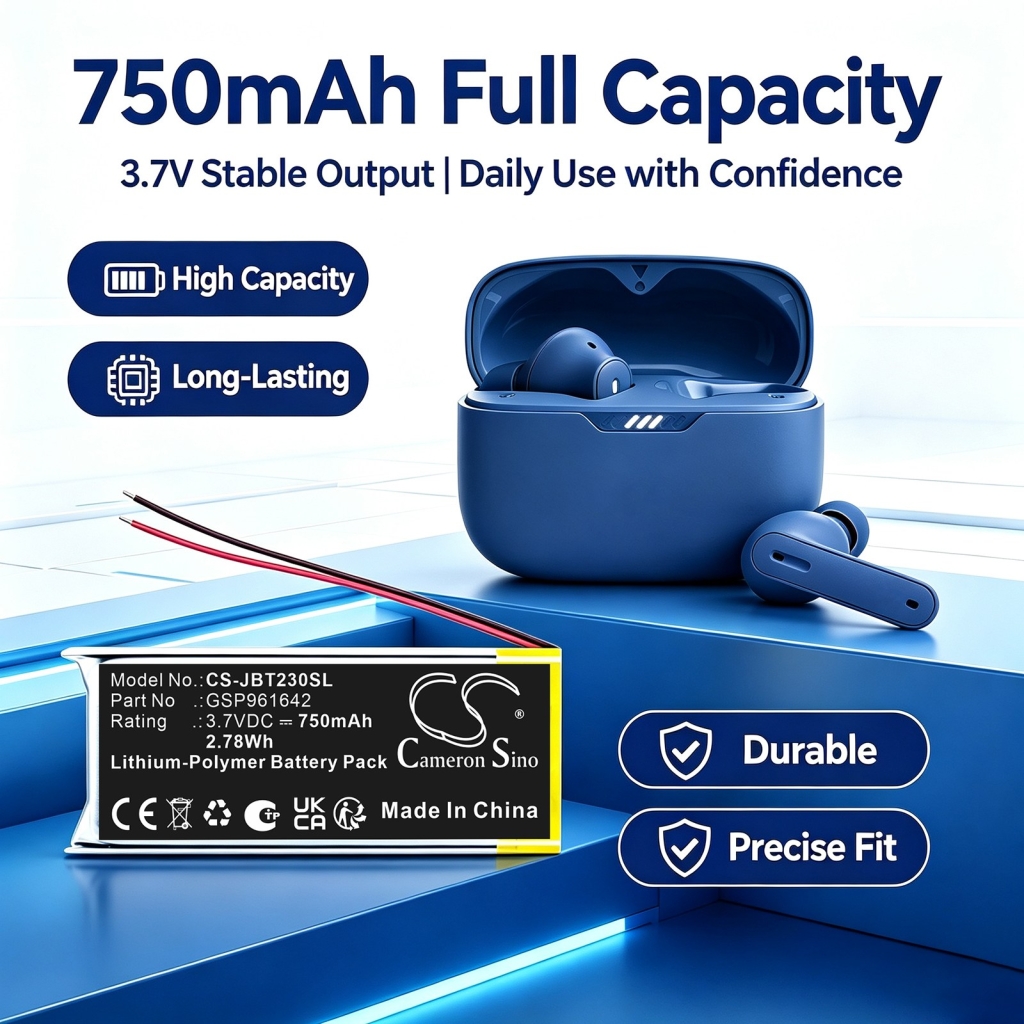 Batteri kompatibel med Jbl CS-JBT230SL