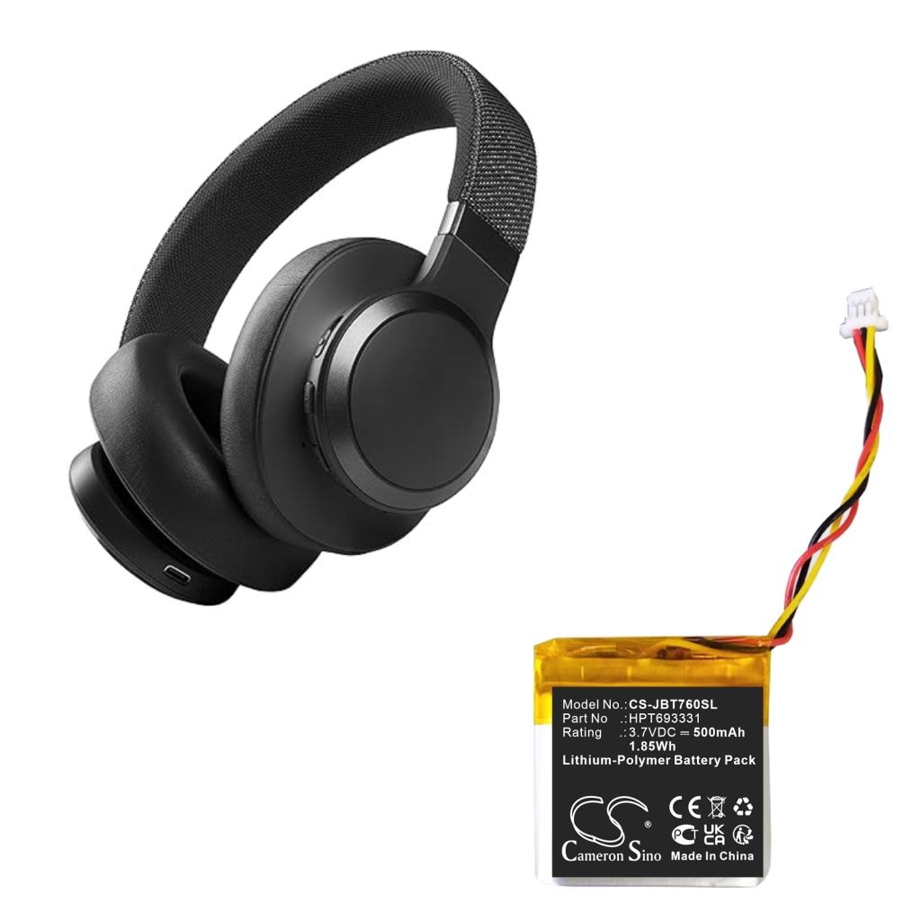 Batterier för trådlösa hörlurar och headsets Jbl CS-JBT760SL
