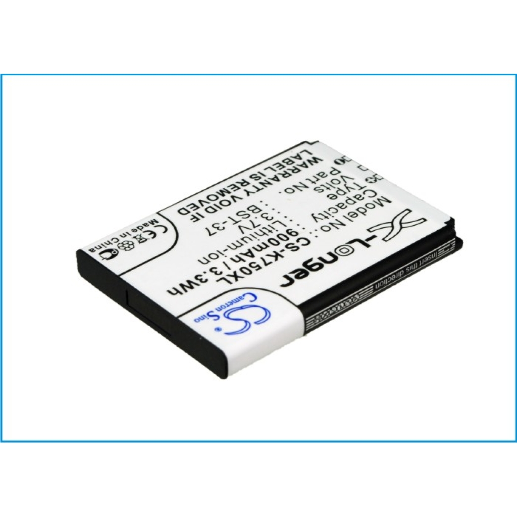 Batteri kompatibel med Sony Ericsson CS-K750XL
