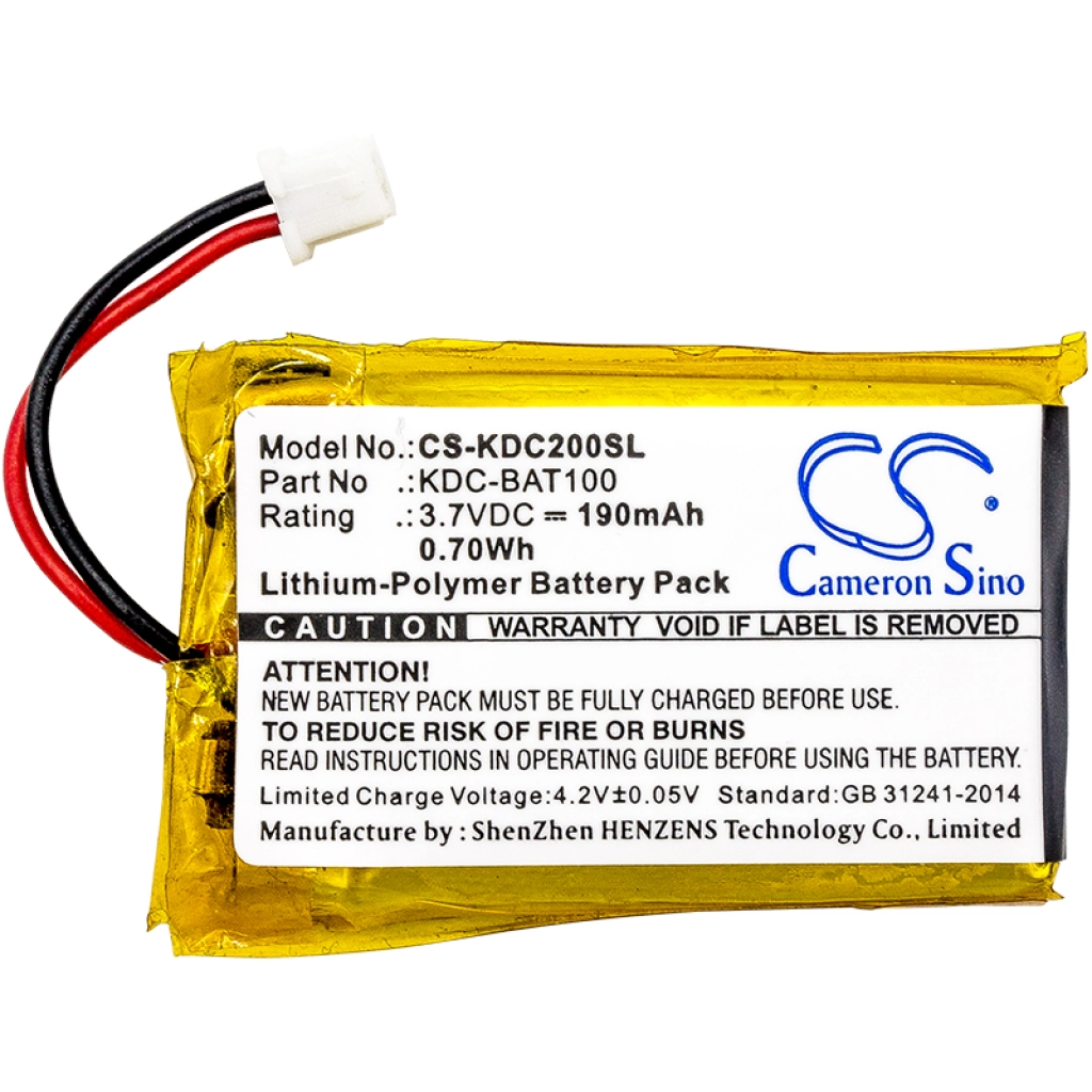 Batterier för skanner Koamtac CS-KDC200SL