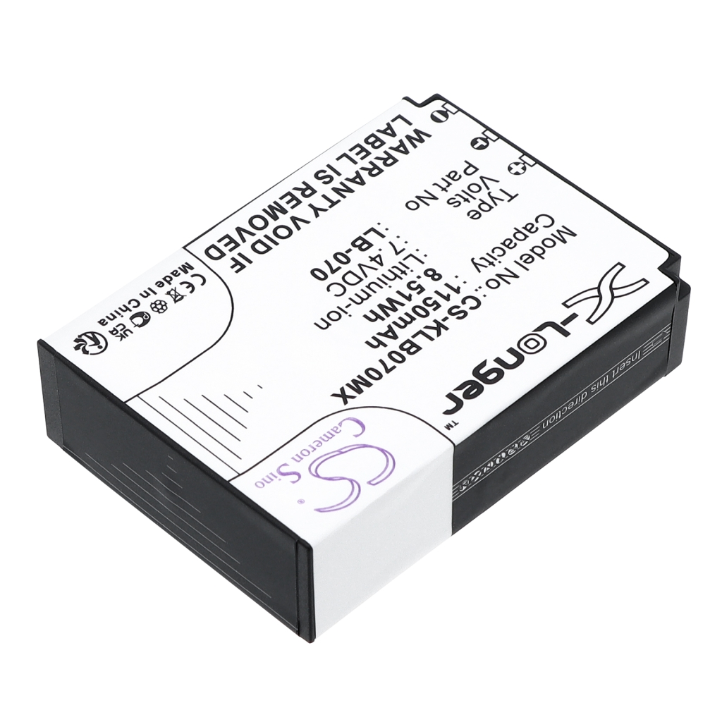 Kamerabatterier KODAK CS-KLB070MX