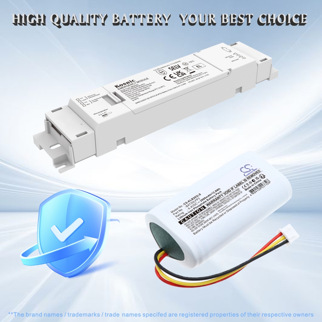Batteri kompatibel med Kosnic CS-KLB203LS