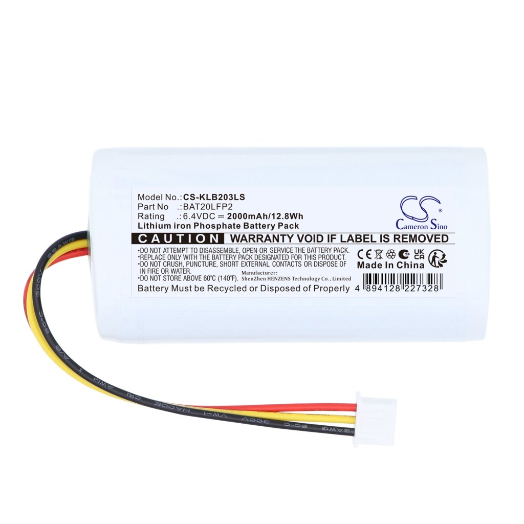 Batteri kompatibel med Kosnic CS-KLB203LS