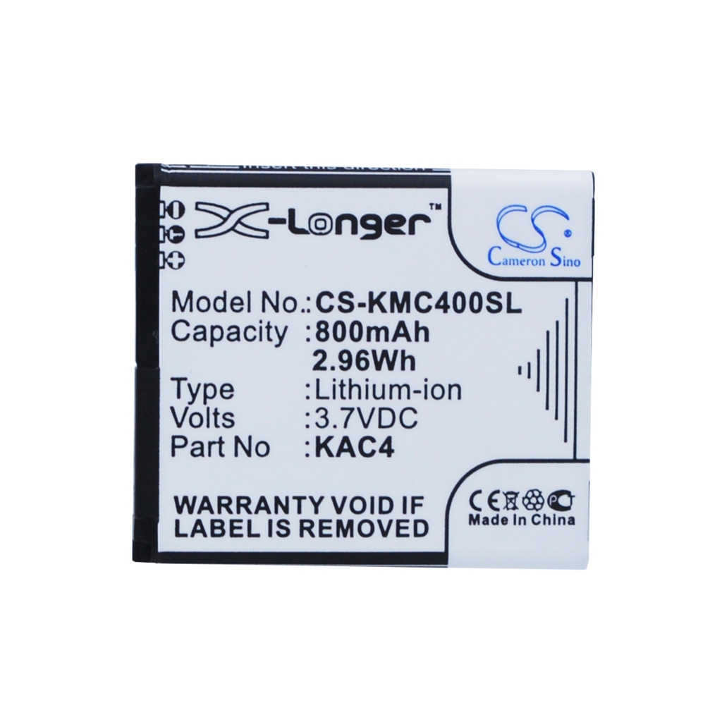 Battery Replaces KAZAM KAC4