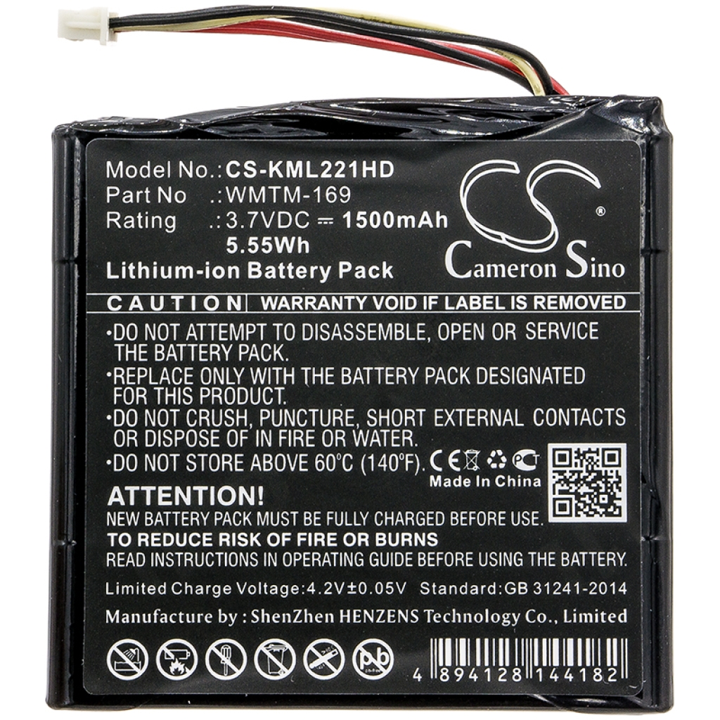 Batterier till bärbara datorer Kingston CS-KML221HD