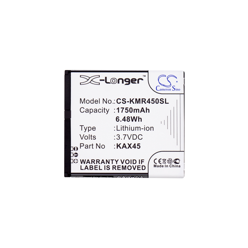 Battery Replaces KAX45-XJFA007879