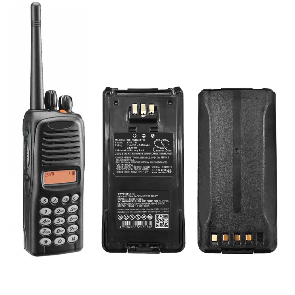 Batterier till radioapparater Kenwood CS-KNB331TW