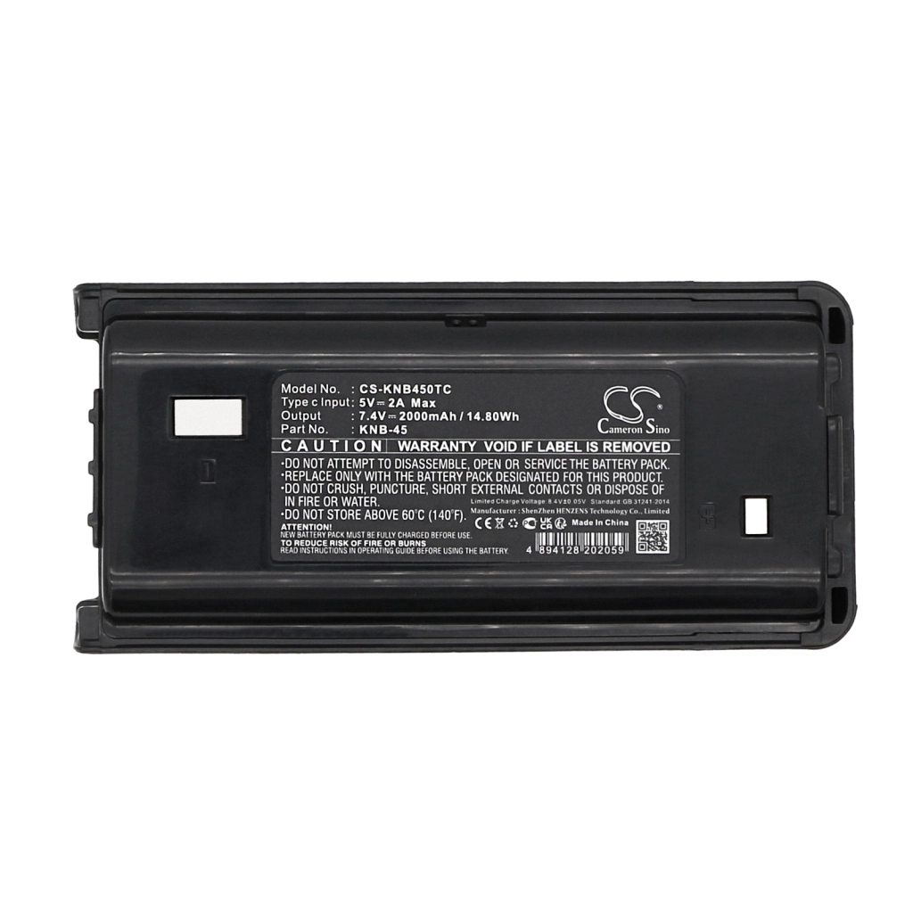 Batterier till radioapparater Kenwood NX340
