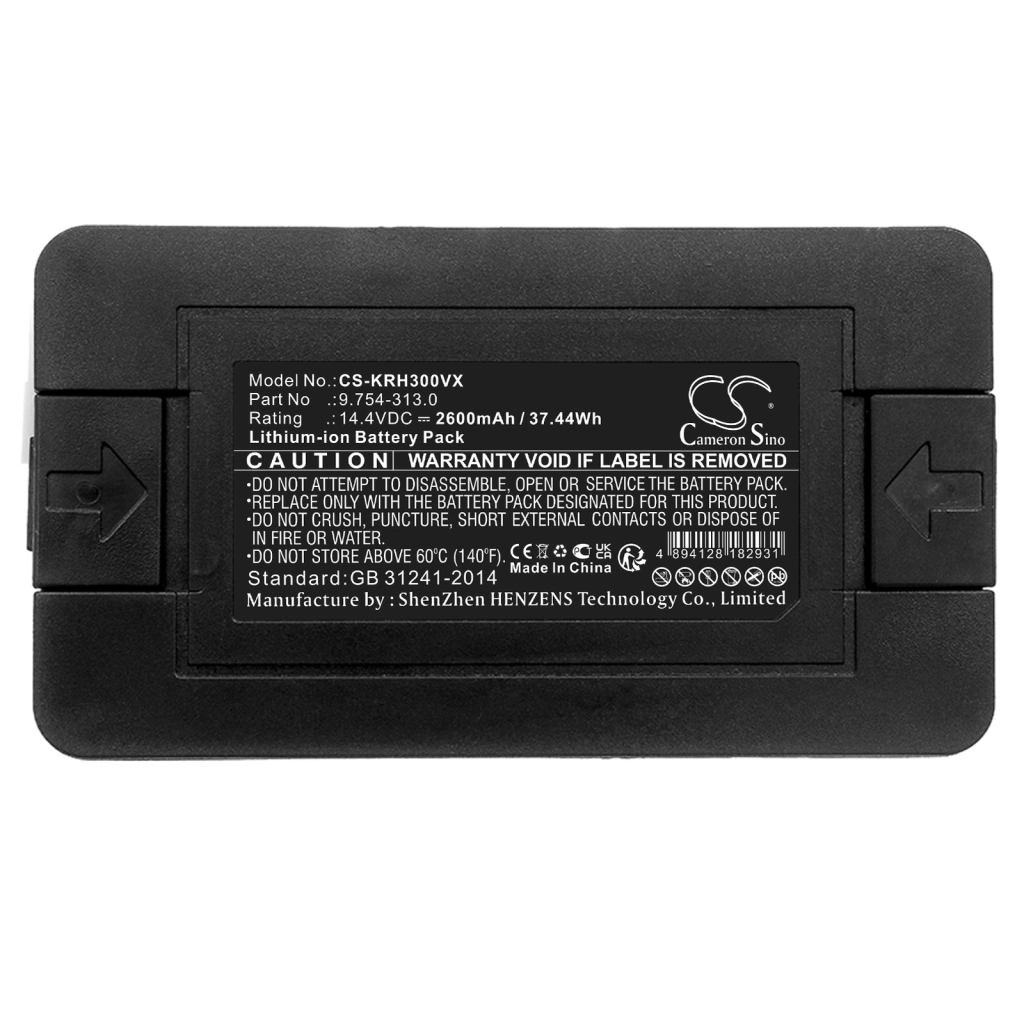Karcher Batterier till dammsugare CS-KRH300VX