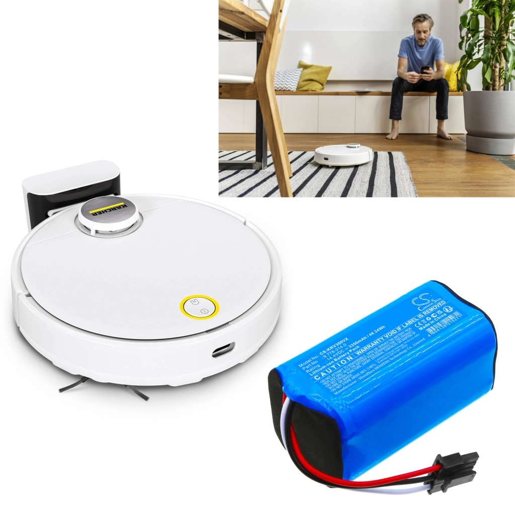 Karcher Batterier till dammsugare CS-KRV300VX