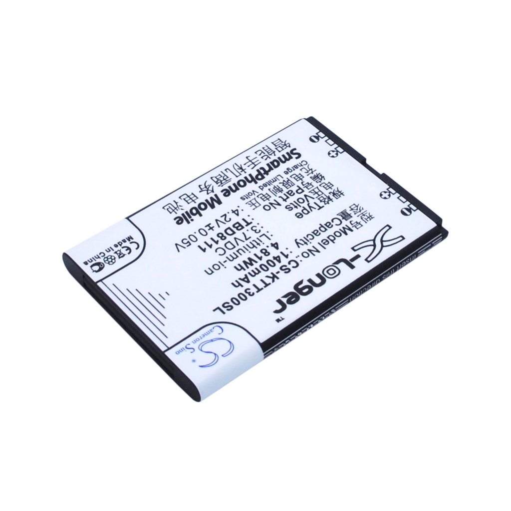 Batterier kompatibel med K-Touch D5800 D5800 CS-KTT300SL