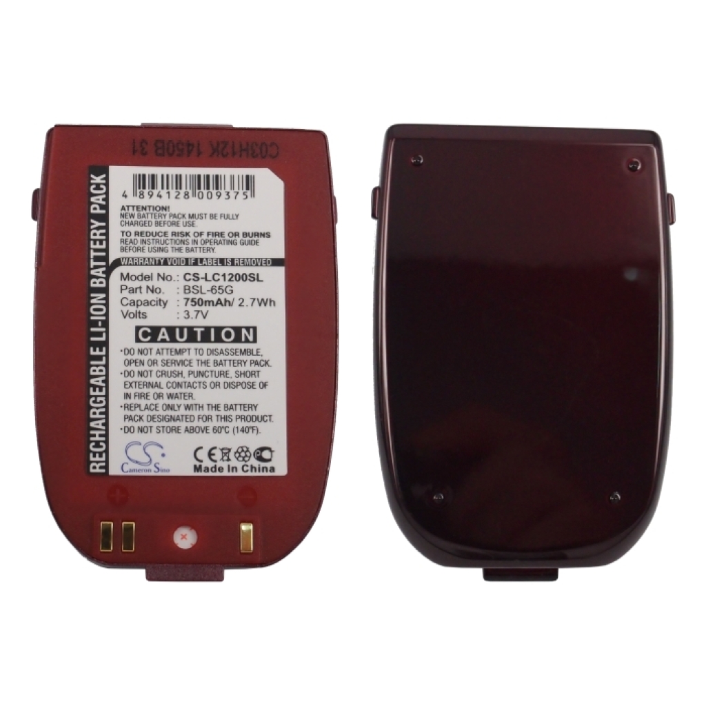 Batteri kompatibel med LG CS-LC1200SL