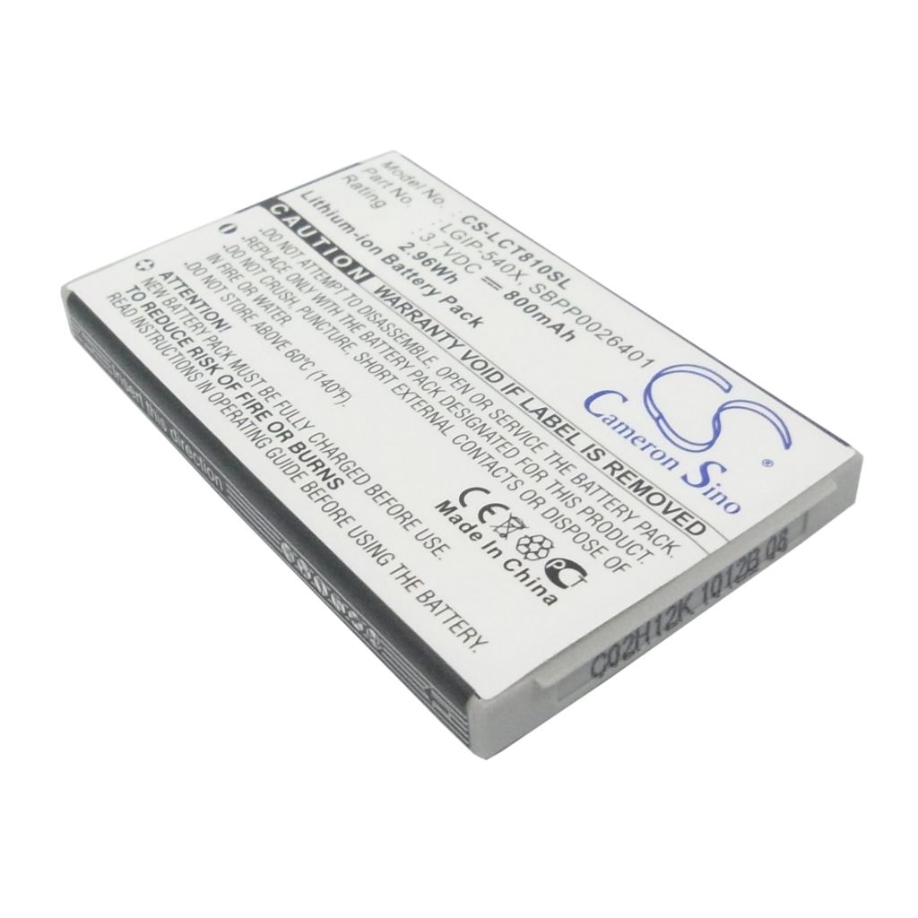Batterier till mobiltelefoner LG CT810