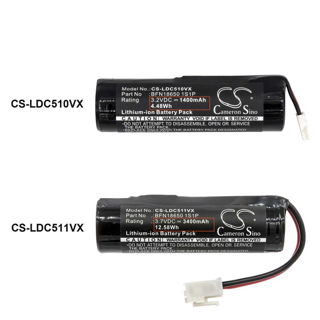 Batterier Ersätter BFN18650 1S1P
