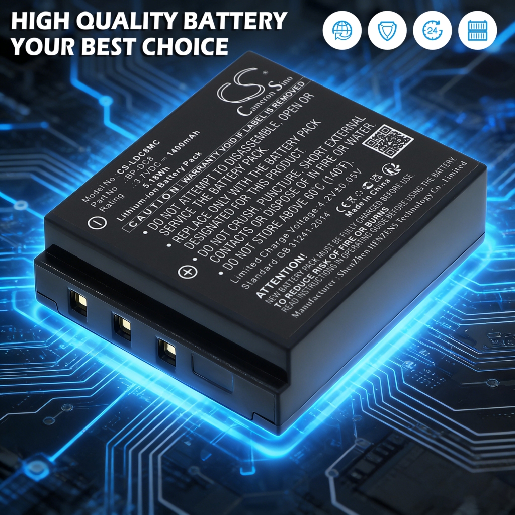 Batteri kompatibel med LEICA CS-LDC8MC
