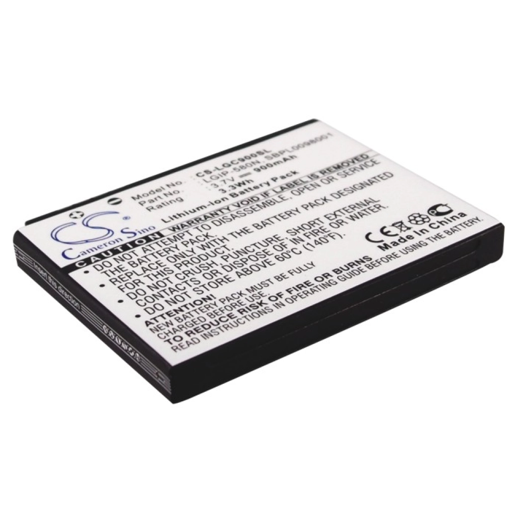 Batterier till mobiltelefoner LG GC900