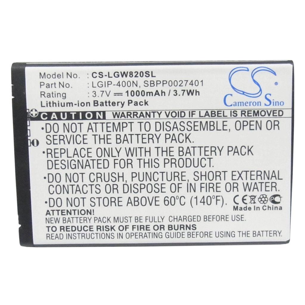 Batterier till mobiltelefoner LG GT540