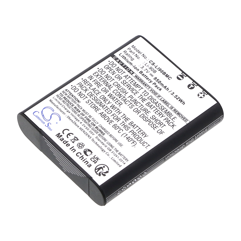Kamerabatterier Olympus CS-LI90BMC