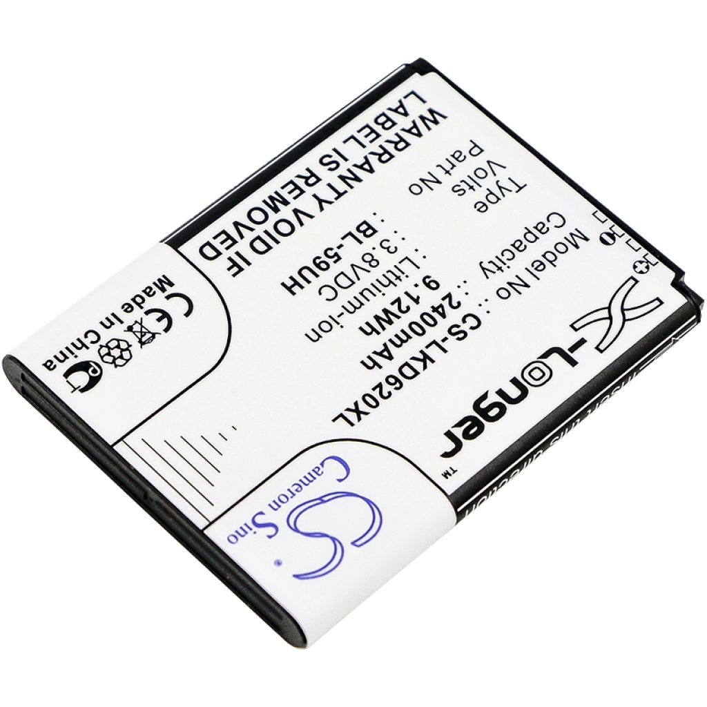 Batterier till mobiltelefoner LG D620R