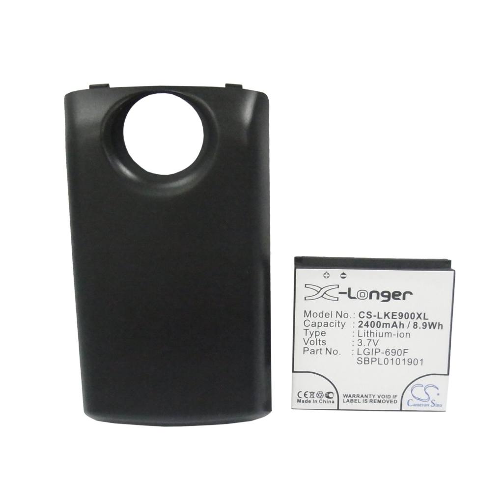 Batteri kompatibel med LG CS-LKE900XL