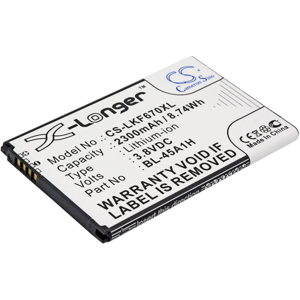 Batterier till mobiltelefoner LG K10 Dual SIM