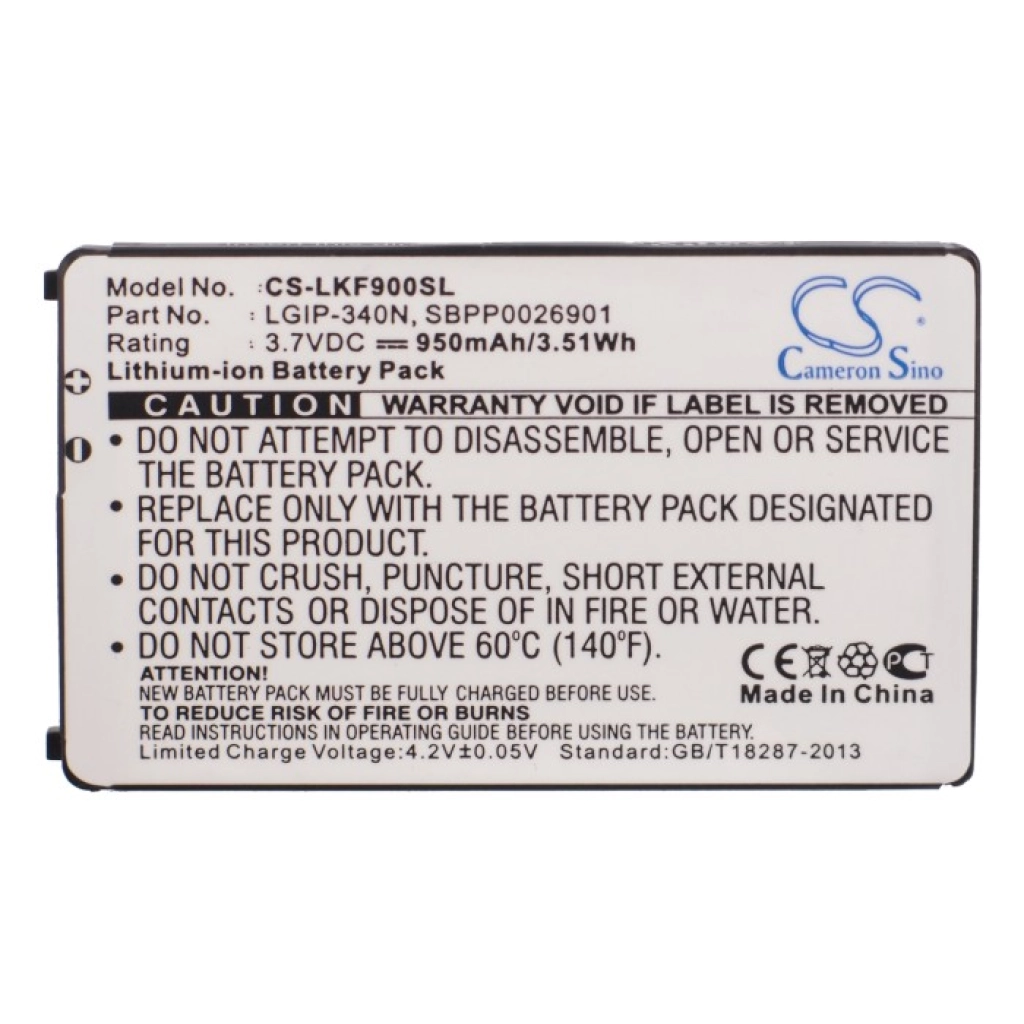 Batterier till mobiltelefoner Sprint LX265