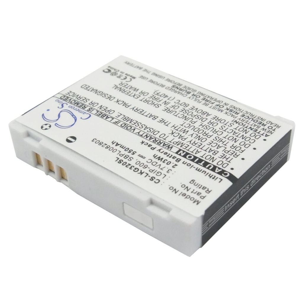 Batterier till mobiltelefoner LG KG320