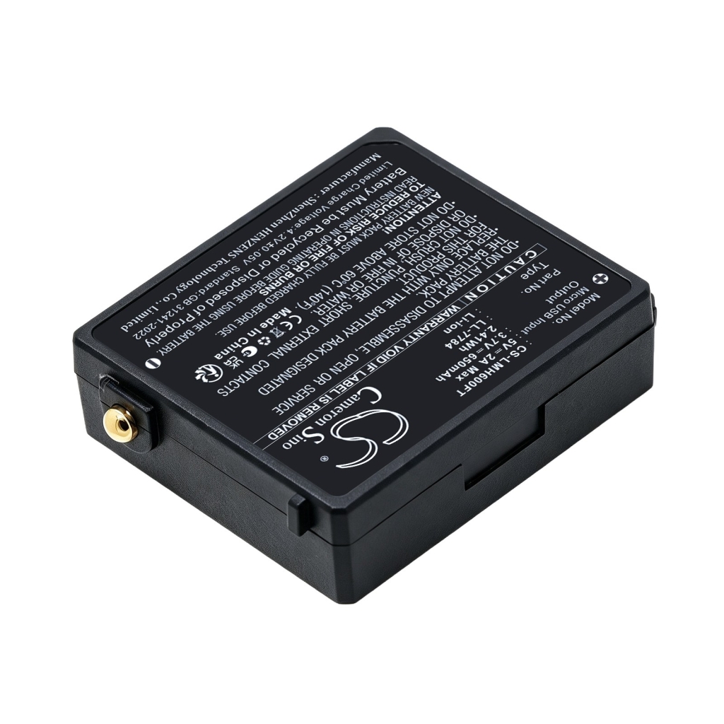 Batterier kompatibel med Ledlenser iSEO3 iSEO3 CS-LMH600FT