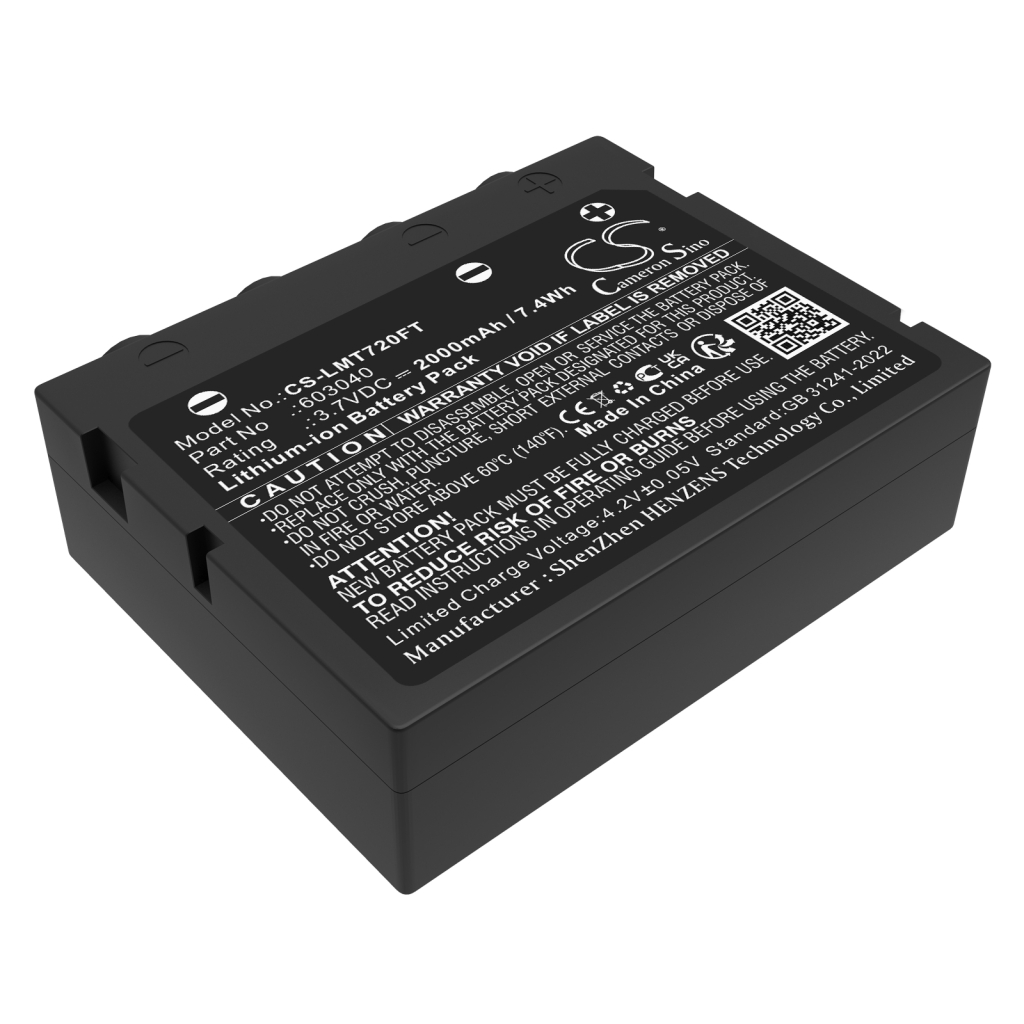 Batterier för belysningssystem Ledlenser CS-LMT720FT