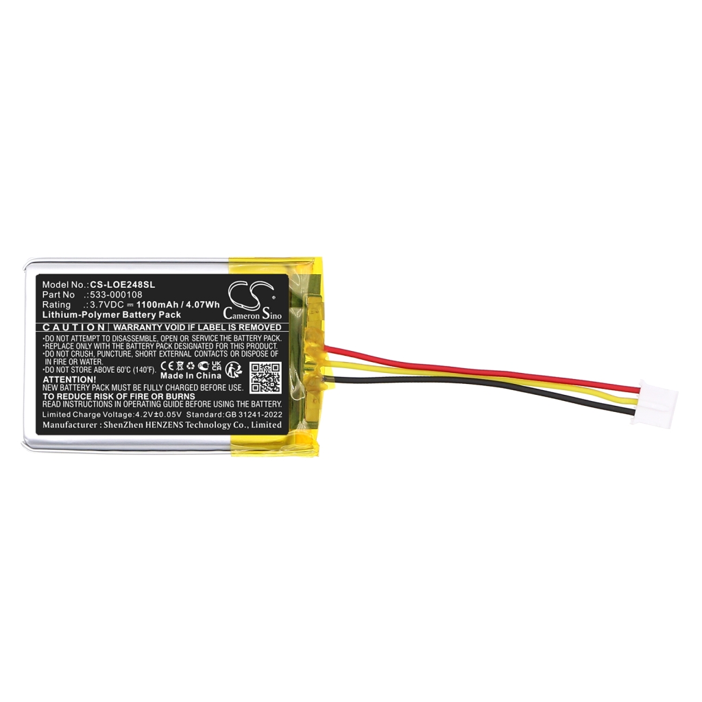 Batterier till högtalare Logitech CS-LOE248SL