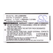 CS-LOM50RK<br />Batteries for   replaces battery M50A