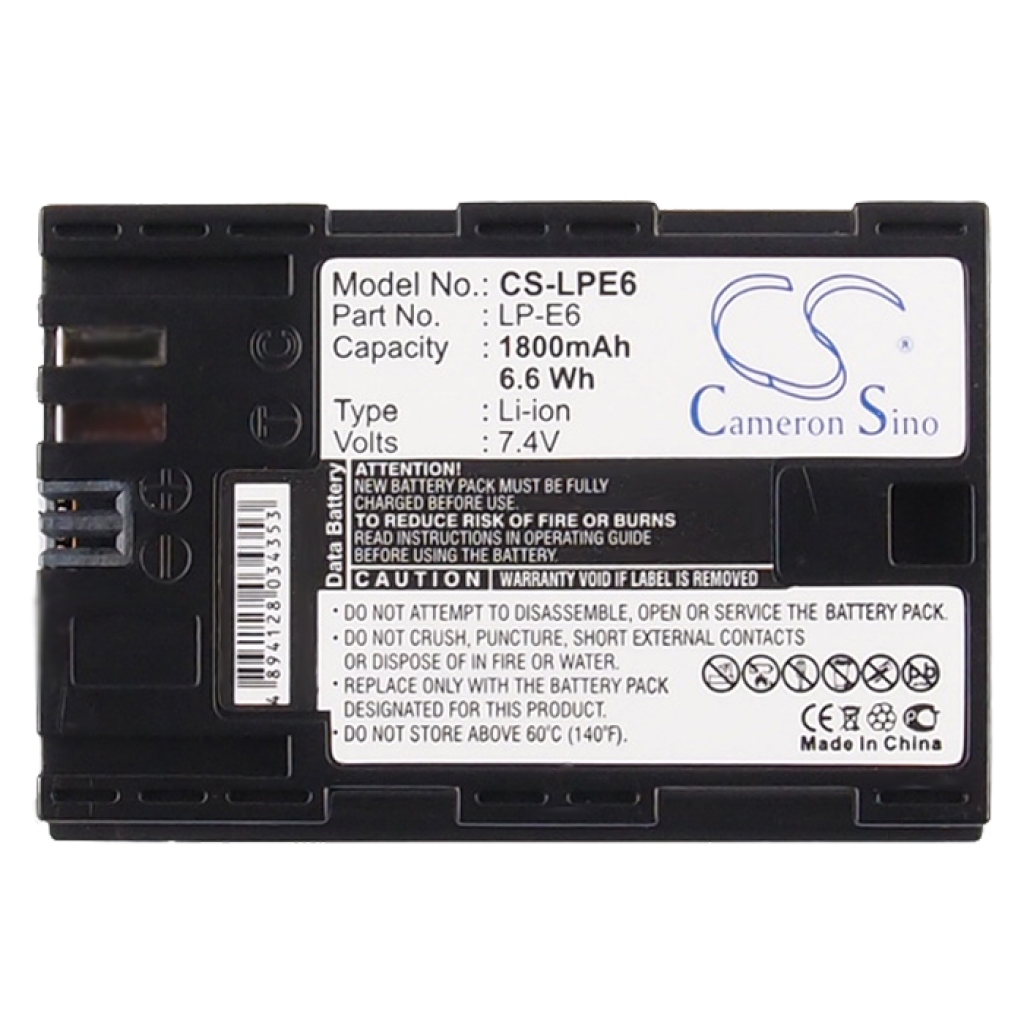 Camera Battery Canon EOS 6D