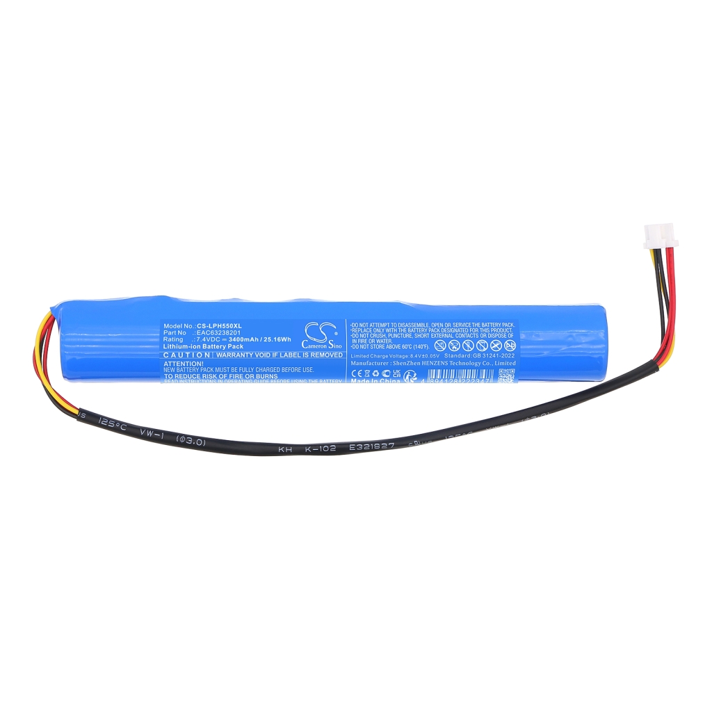 Projektorbatterier Lg CS-LPH550XL