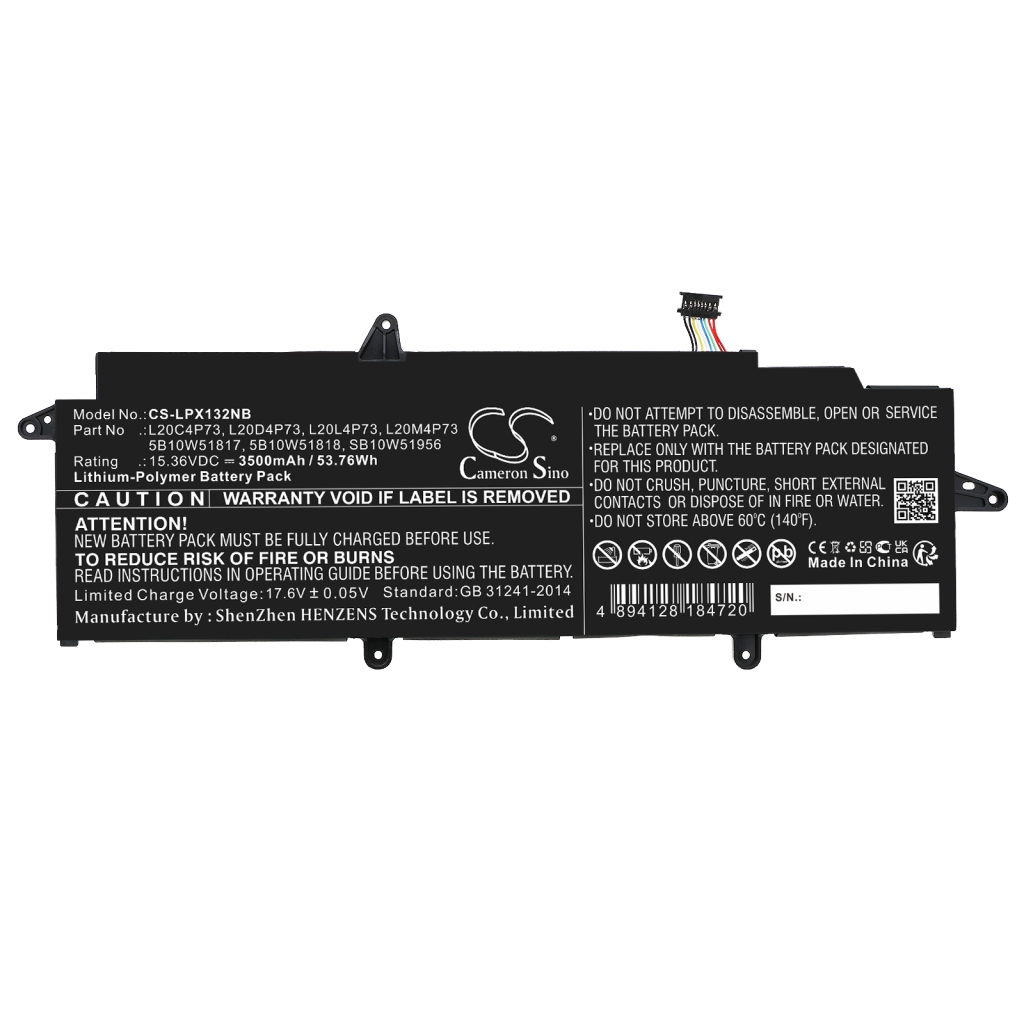 Battery Replaces 5B10W51817