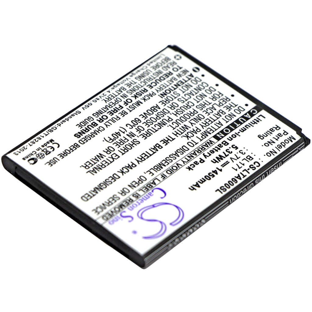 Batterier till mobiltelefoner Lenovo CS-LTA600SL