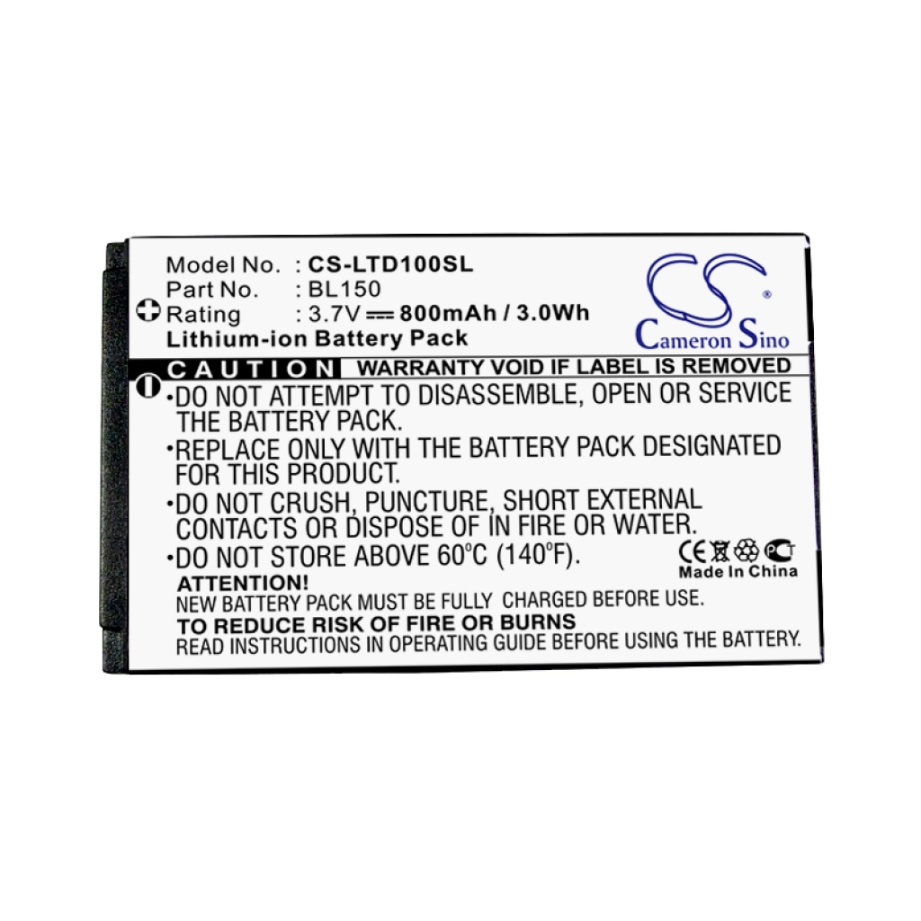 Batterier till mobiltelefoner Lenovo TD100